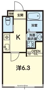 ソルーナ熊本駅東【1階】の間取り