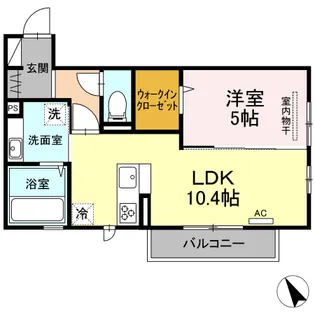 グランシャリオ須屋II【2階】の間取り