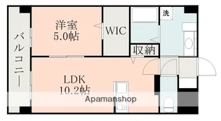 ハイマート龍田【202号室】の間取り