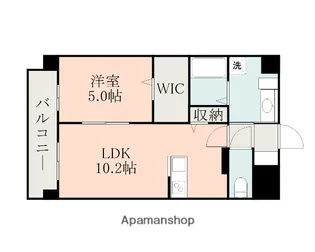 ハイマート龍田【1階】の間取り