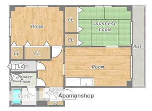 熊本県熊本市南区八幡7丁目【アパート】の間取り