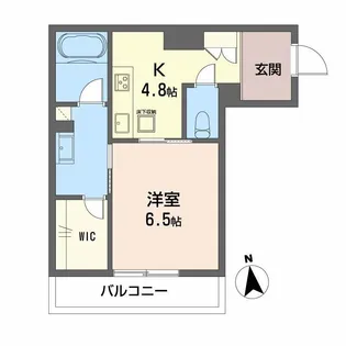 グランメゾン天神【1階】の間取り