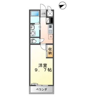 ルラシオン大津【207号室】の間取り