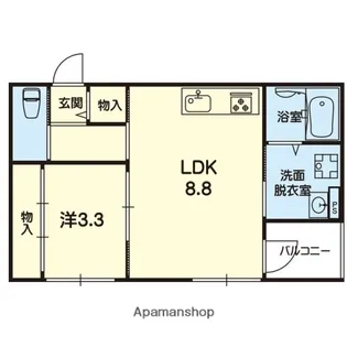 ステラ大津駅SOUTH Ⅰ【204号室】の間取り