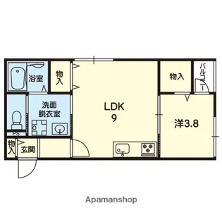 ステラ大津駅SOUTH Ⅲ【103号室】の間取り