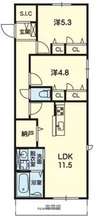 SQUARE【1階】の間取り