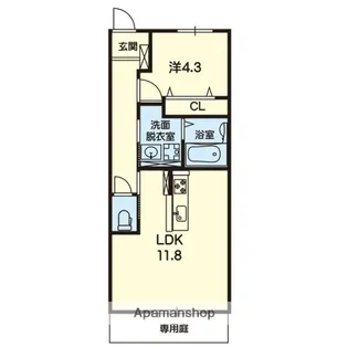 SQUARE【1階】の間取り