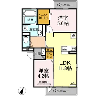 エスト出町【3階】の間取り