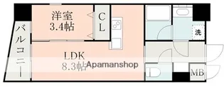 ラ・シック光の森【7階】の間取り