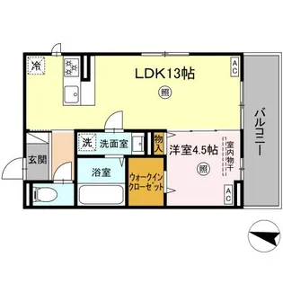 ソラーナI【2階】の間取り
