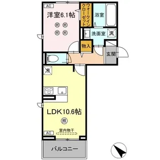 TSコート広崎【2階】の間取り