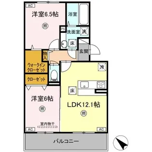TSコート広崎【1階】の間取り