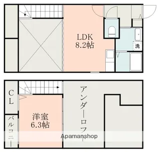 アドバンスIKENOUE【1階】の間取り
