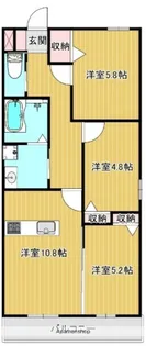 MAISON DE K Ⅲ【1階】の間取り