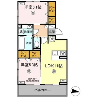 コートドール7【3階】の間取り