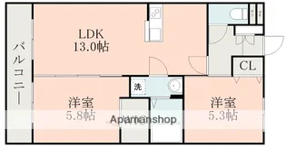 ソルーナ松橋【4階】の間取り