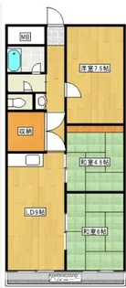 鳥井原ハイツ【102号室】の間取り