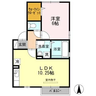 グランドソレイユ(山室) B棟【2階】の間取り