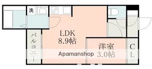 REGALEST熊本駅南【2階】の間取り
