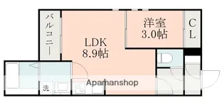 REGALEST熊本駅南【2階】の間取り