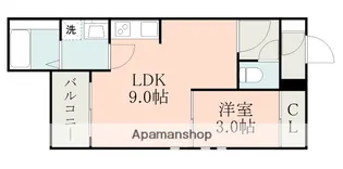 REGALEST熊本駅南【3階】の間取り