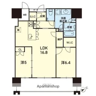 MJR熊本ゲートタワー【14階】の間取り