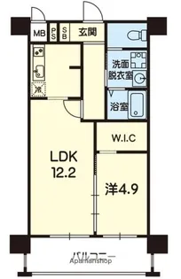 CHAINON飛田【702号室】の間取り