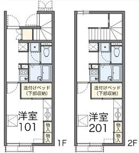 レオネクストグロリア【203号室】の間取り
