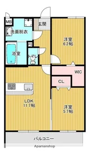 M’S SUITE【104号室】の間取り