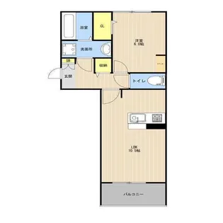 セキュレア合志【3階】の間取り