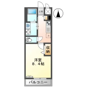 STEINFELDⅠ【205号室】の間取り