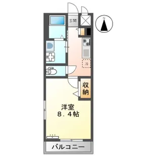STEINFELDⅠ【212号室】の間取り