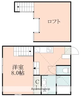 POSH YOKOTE【2階】の間取り