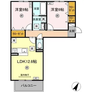 スペチアーレ・セレーナ【1階】の間取り