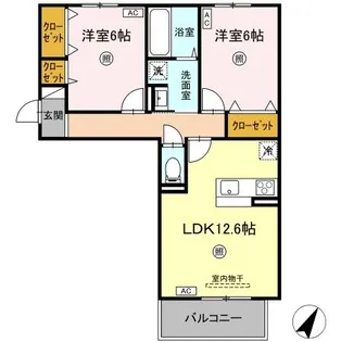 スペチアーレ・セレーナ【2階】の間取り