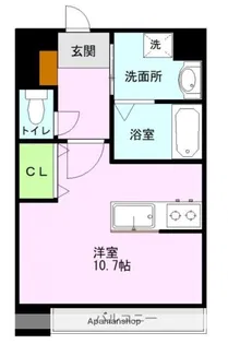 L.Aマンション原水【8階】の間取り