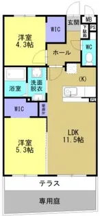 ARTH平松【105号室】の間取り