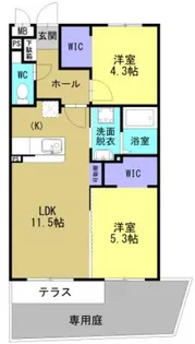 ARTH平松【106号室】の間取り