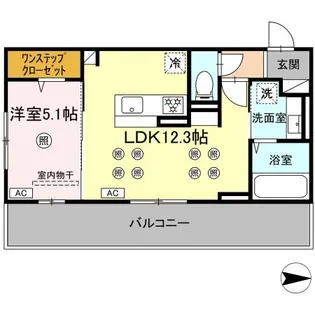 カトルカールII【3階】の間取り