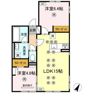 ノエル【2階】の間取り