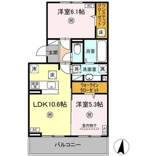 テールエリテ【1階】の間取り