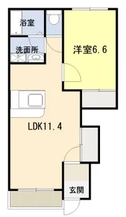 ディア・ルミエール【1階】の間取り