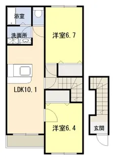 ディア・ルミエール【2階】の間取り
