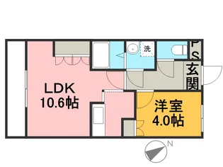 グレイス・エクセレンス【1階】の間取り