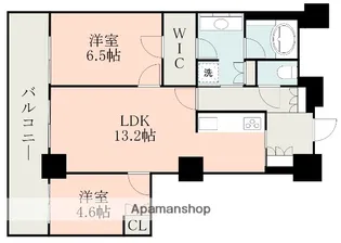ザ・熊本タワー【8階】の間取り