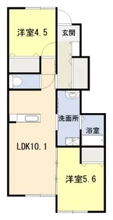 ART QUEENⅡ【1階】の間取り