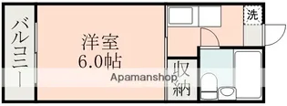 シティハイム大江【4階】の間取り