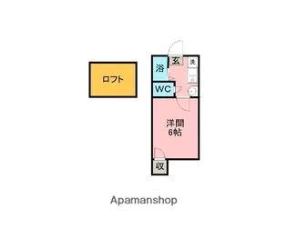 ピカソ若葉【2階】の間取り