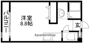 ネオコーポA【1階】の間取り