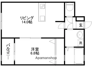 ADVANCE武蔵野台【1階】の間取り